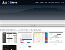Tablet Screenshot of cbhotel.eu